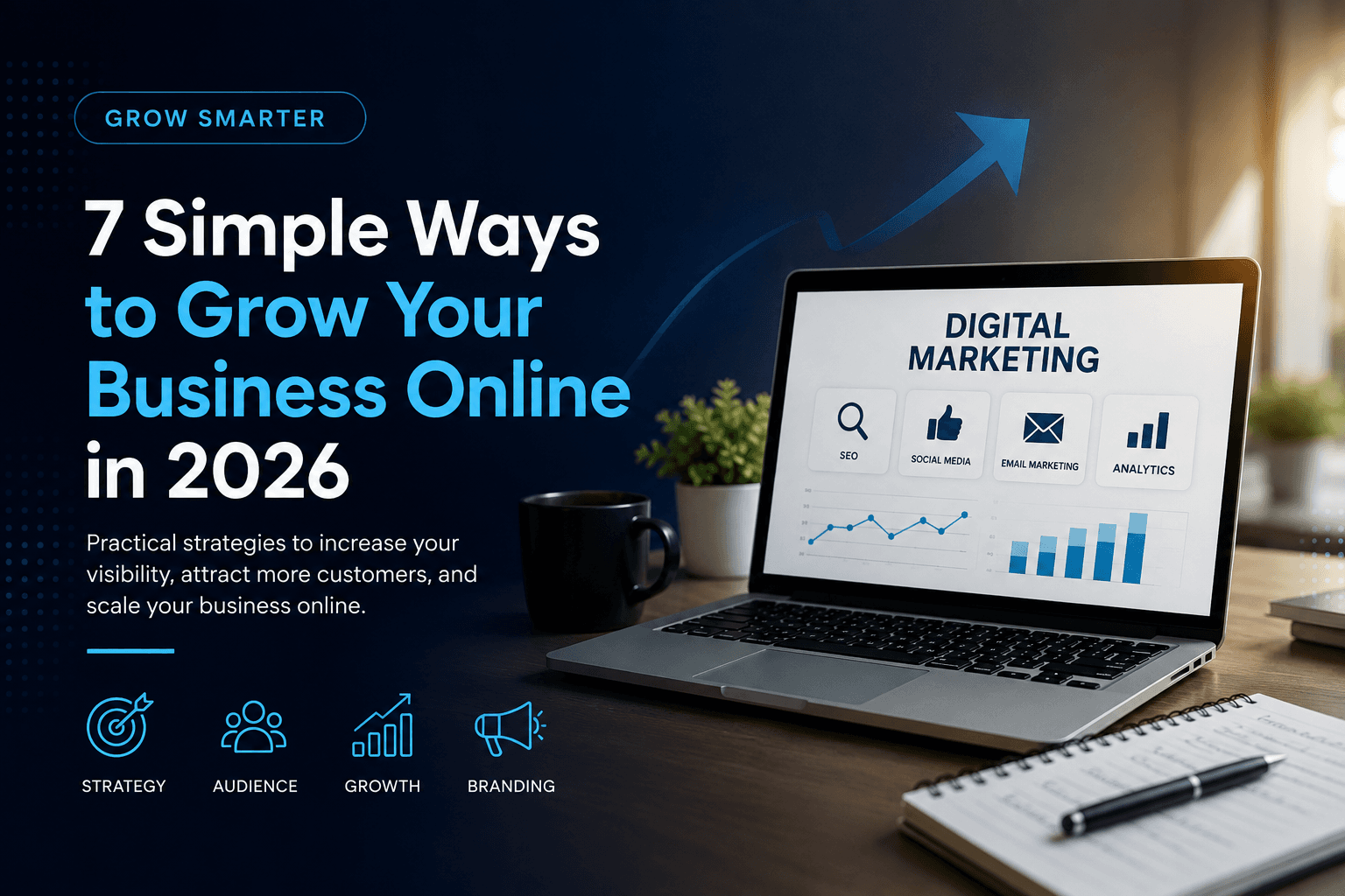7 Simple Ways to Grow Your Business Online in 2026