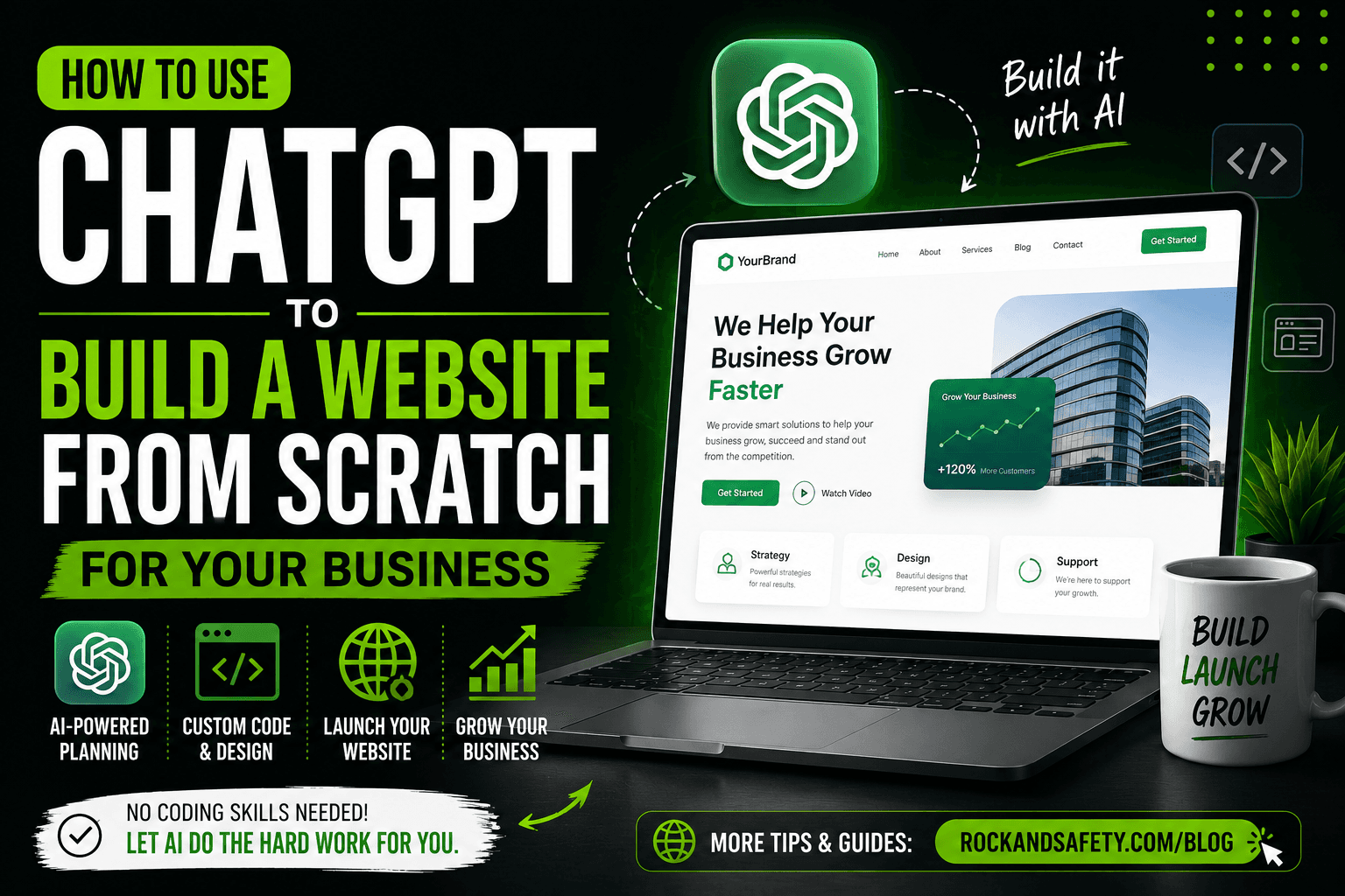 How to Use ChatGPT to Build a Website From Scratch for Your Business