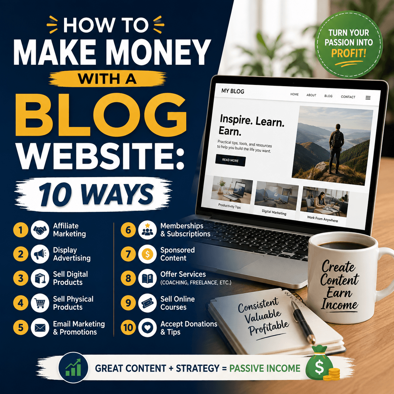 How to Make Money With a Blog Website